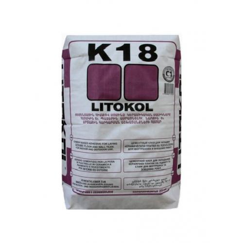 Litokol K18 25კგ — წებოცემენტი